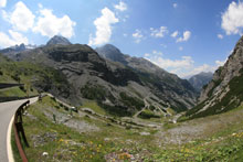 Foto della strada dello Stelvio